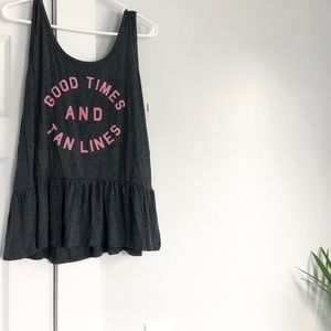 Good Time & Tan Lines Junior Tank Top